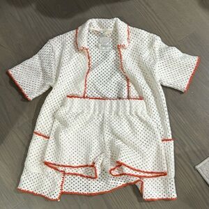 NWT free people beach knit set S